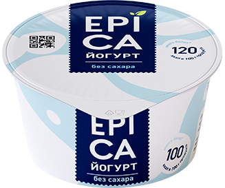 იოგურტი ეპიკა ნატურალური 130გრ 6%